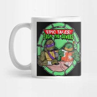 Epic Tales From the Sewers Podcast Logo TMNT Mug